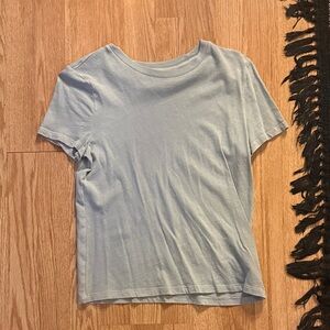 GAP Light Blue/Green Women's Short Sleeve Tee